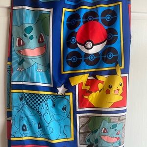 Colorful Pokémon pair of curtain panels, long